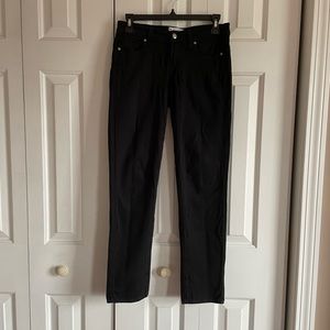 Paige Peg Skinny Black Jeans size 26
